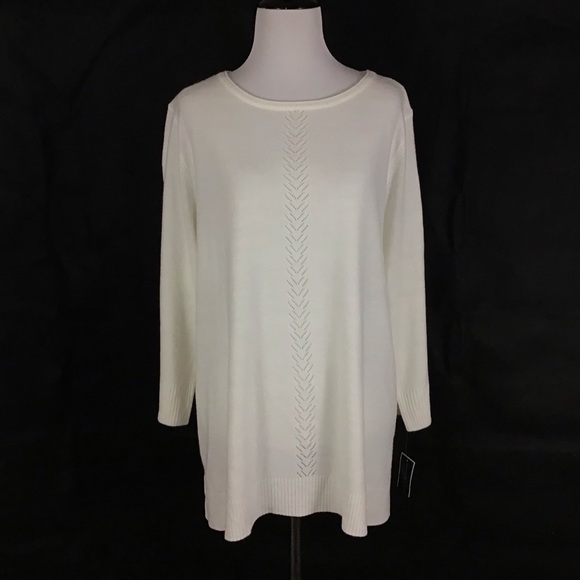 NWT! Karen Scott Macy's Plus LuxSoft RollNeck Sweater - Picture 2 of 4